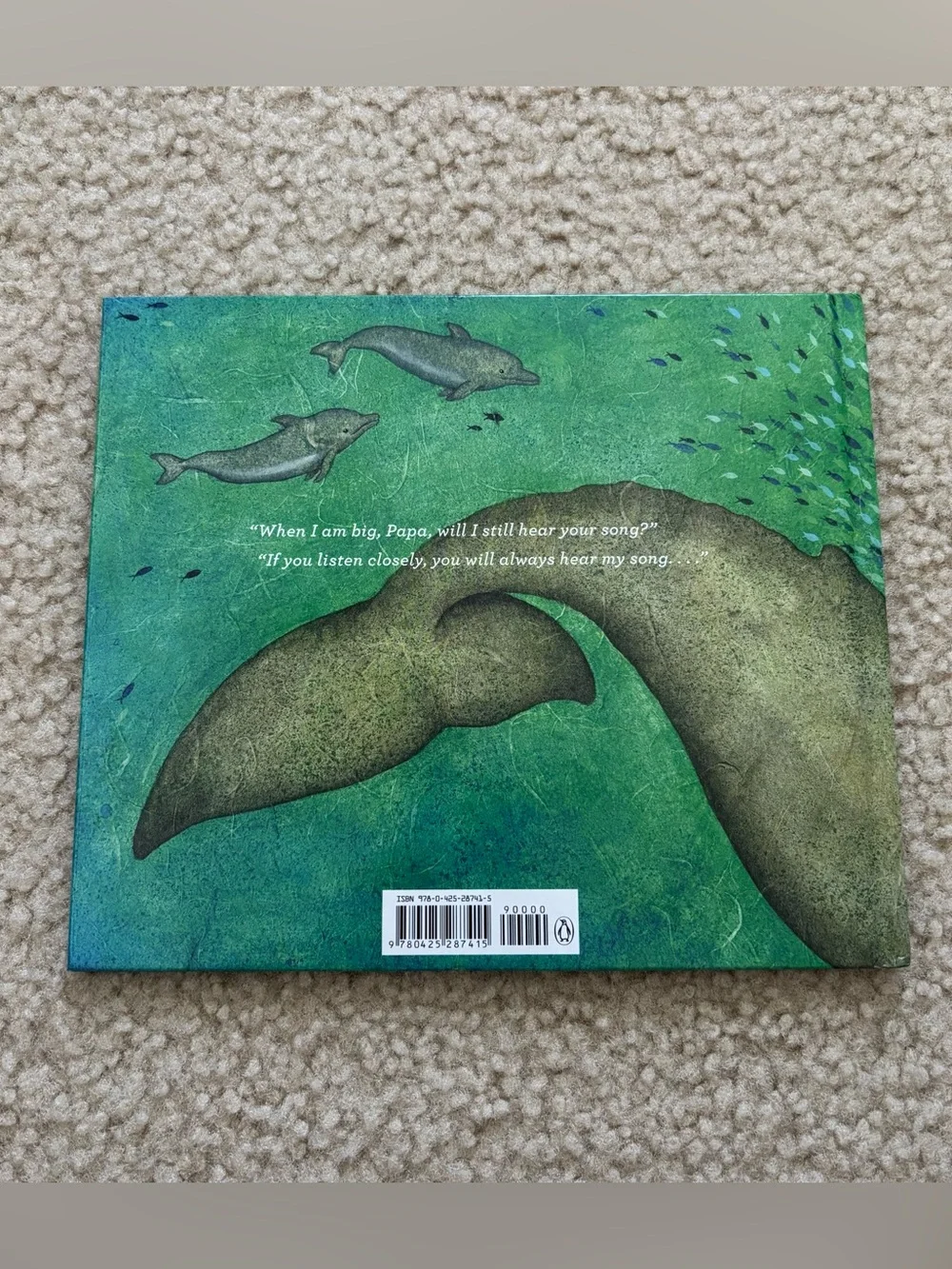 Following Papa's Song by Gianna Marino - Green Whale Picture Hardback Book - Picture 2 of 4